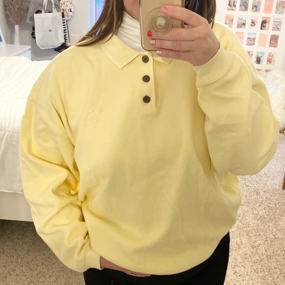 Vintage 90s Oversized Polo Shirt - Picture 1 of 5